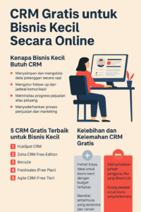 infografis crm untuk bisnis kecil